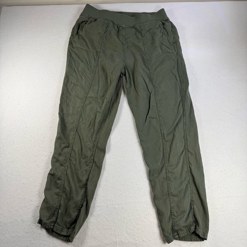 Faherty Women’s Large Arlie Day Pull‑On Pants Olive Green